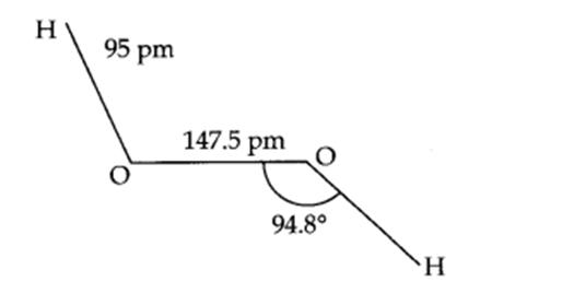 structure of hydrogen peroxide