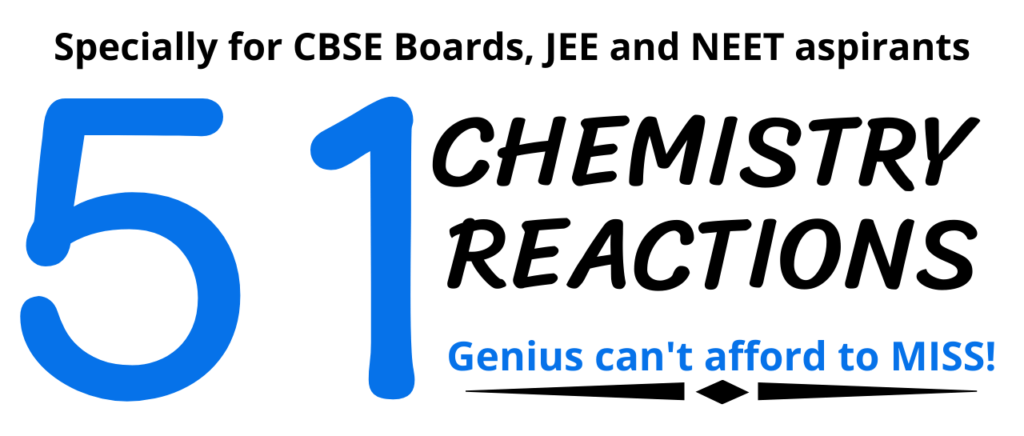 Very important Organic Chemistry Reactions for CBSE Boards