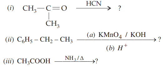 Important Organic Chemistry Questions: CBSE Class 12 Exam 2025